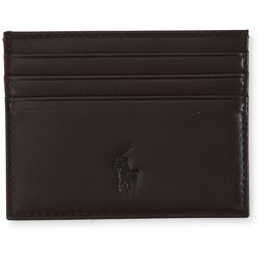 Leather Belt & Card Case Gift Set Brown