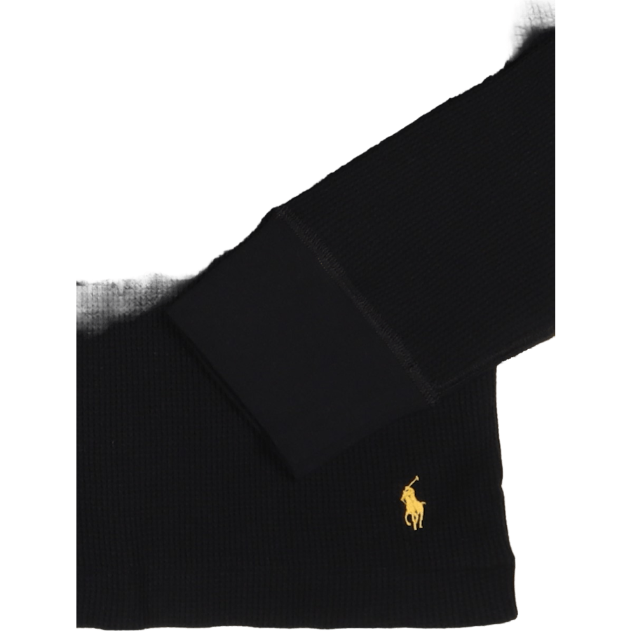 L/s Crew-crew-sleep Top Polo Black Gold Bugle Pp