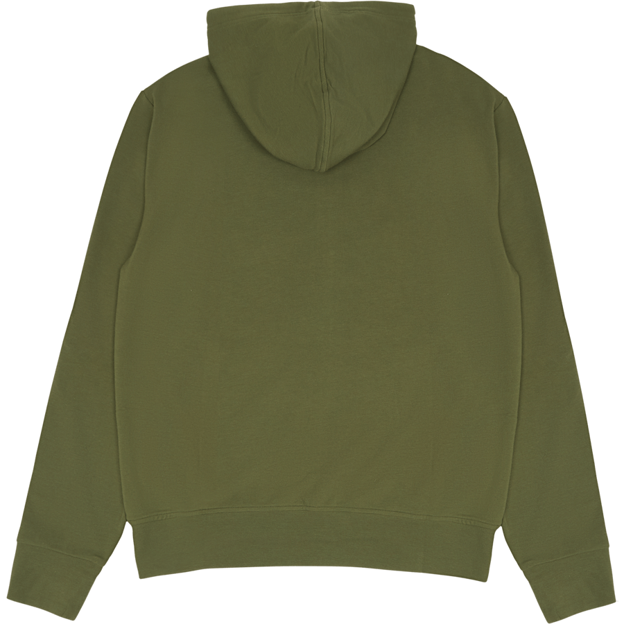 French Terry Sleep Hoodie Armee Oliv