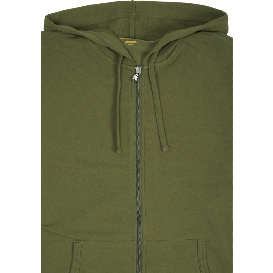 French Terry Sleep Hoodie Armee Oliv