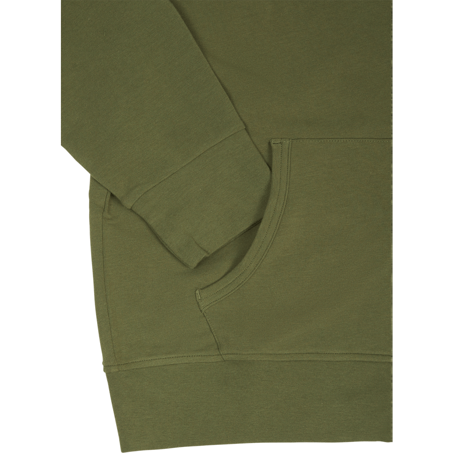 French Terry Sleep Hoodie Armee Oliv