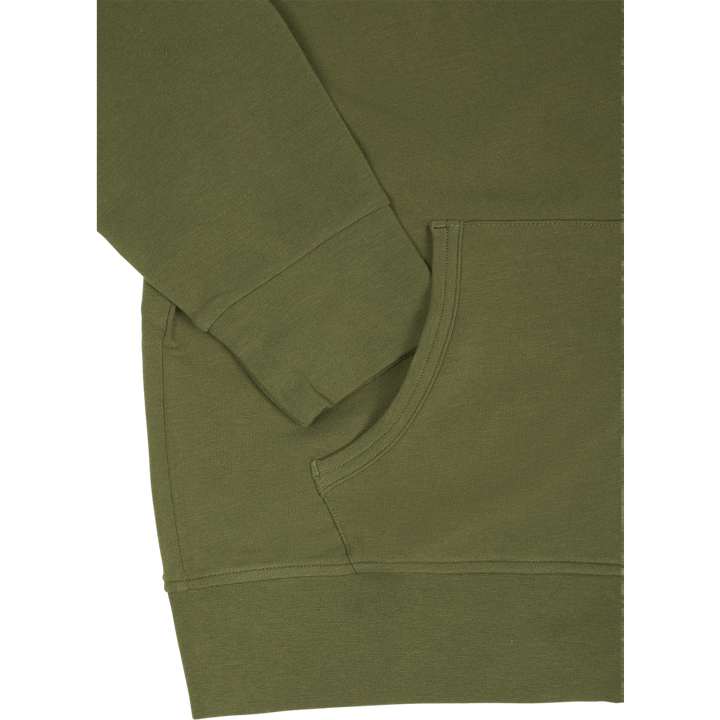 French Terry Sleep Hoodie Armee Oliv