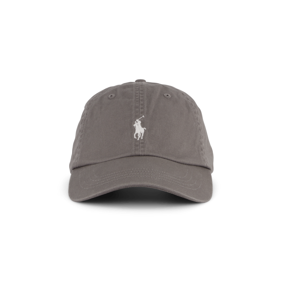 Cappello da baseball in cotone Chino Perfect Grey / White