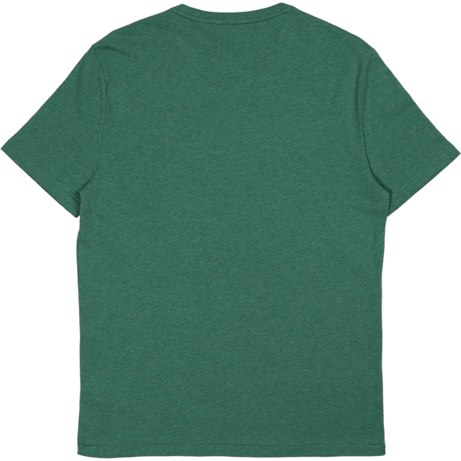 Benutzerdefinierte Slim Fit Jersey Rundhalsausschnitt T-Shirt Potomac Grün Heather/C7940