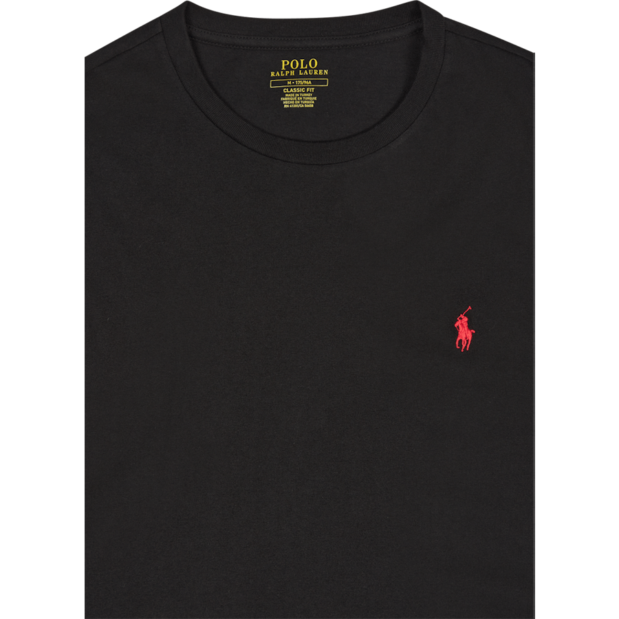 Classic Fit Jersey Long-Sleeve T-Shirt Polo Black