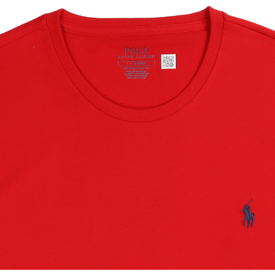 Kundenspezifisches Slim Fit Jersey T-Shirt mit Rundhalsausschnitt Rl2000 Rot