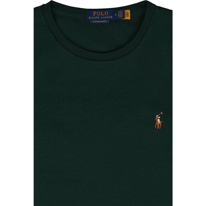 Custom Slim Fit Soft Cotton T-Shirt College Green