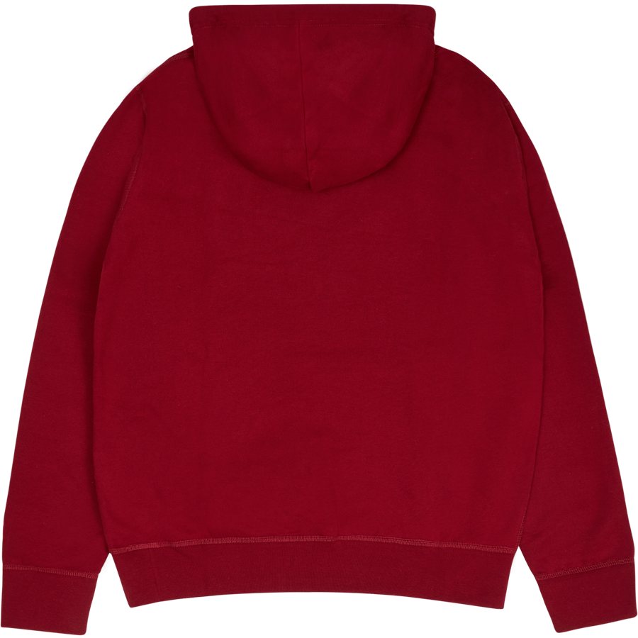 The RL Fleece Hoodie Holiday Red