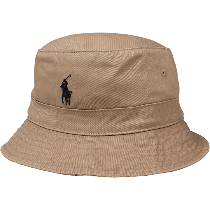 Baumwoll-Chino-Eimerhut Cafe Tan
