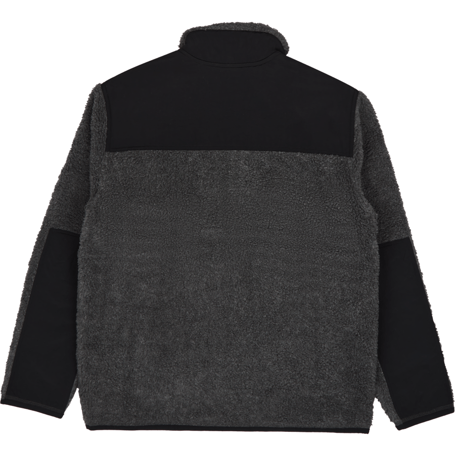Wind-Blocking Hybrid Jacket Barclay Heather/Polo Black