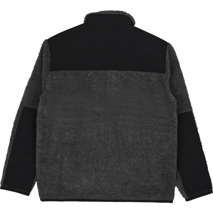 Wind-Blocking Hybrid Jacket Barclay Heather/Polo Black
