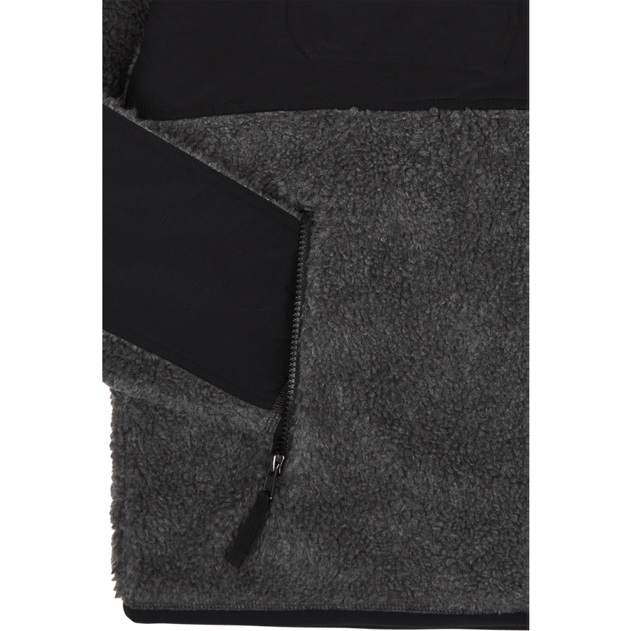 Wind-Blocking Hybrid Jacket Barclay Heather/Polo Black