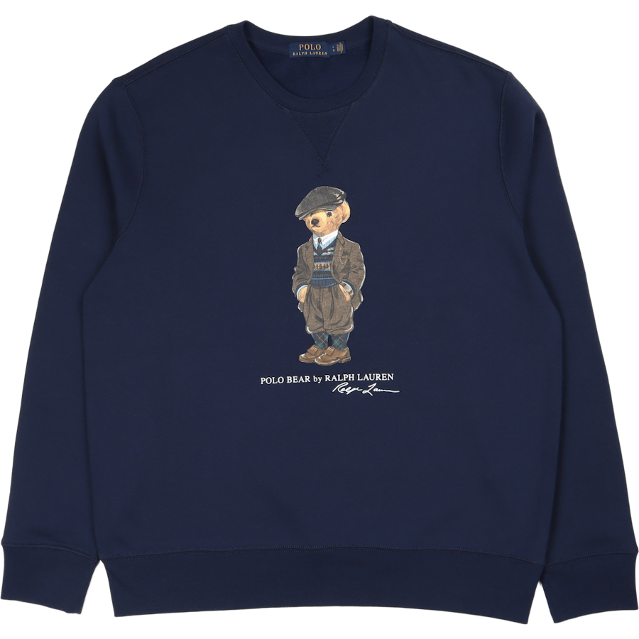 Polo Bear Fleece Sweatshirt Fa 22 Newport Nvy Heritge Bear