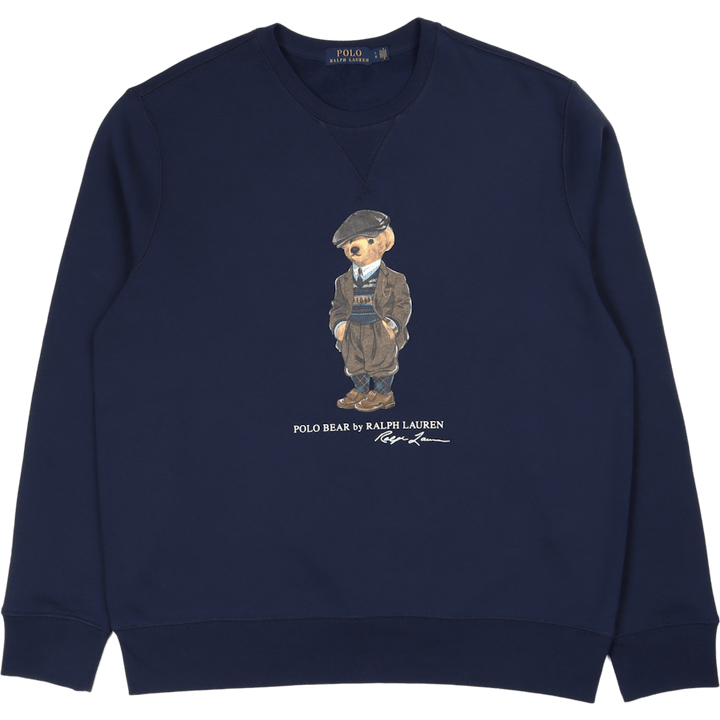 Polo Bear Fleece Sweatshirt Fa 22 Newport Nvy Heritge Bear
