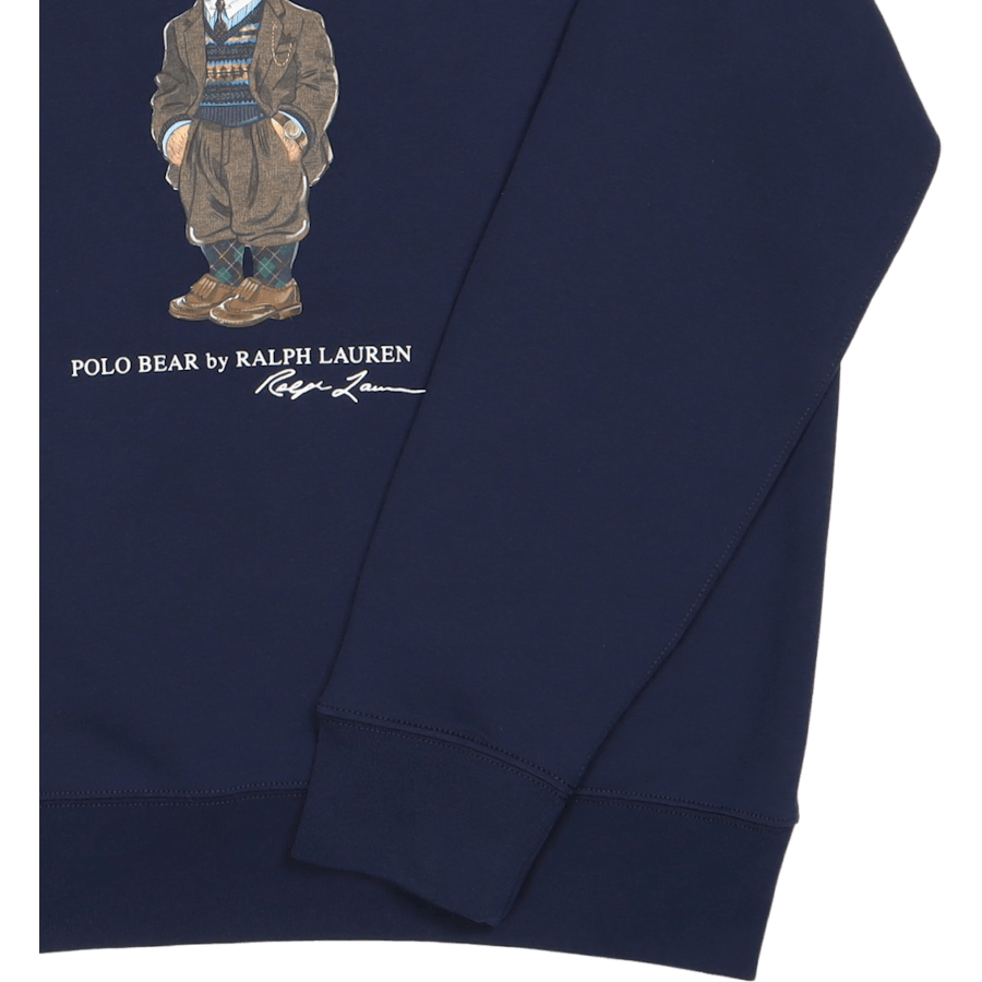 Polo Bear Fleece Sweatshirt Fa 22 Newport Nvy Heritge Bear