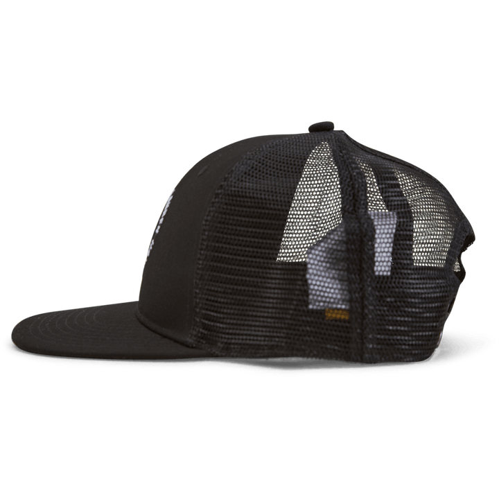 Twill Trucker Cap Polo Black
