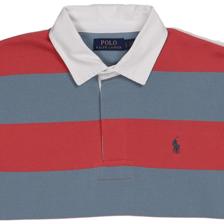Lsrugbypktm8 manica lunga-sudore Adirondack Berry/blu canale