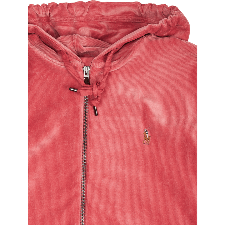 Knit Corduroy Full-Zip Hoodie Adirondack Berry
