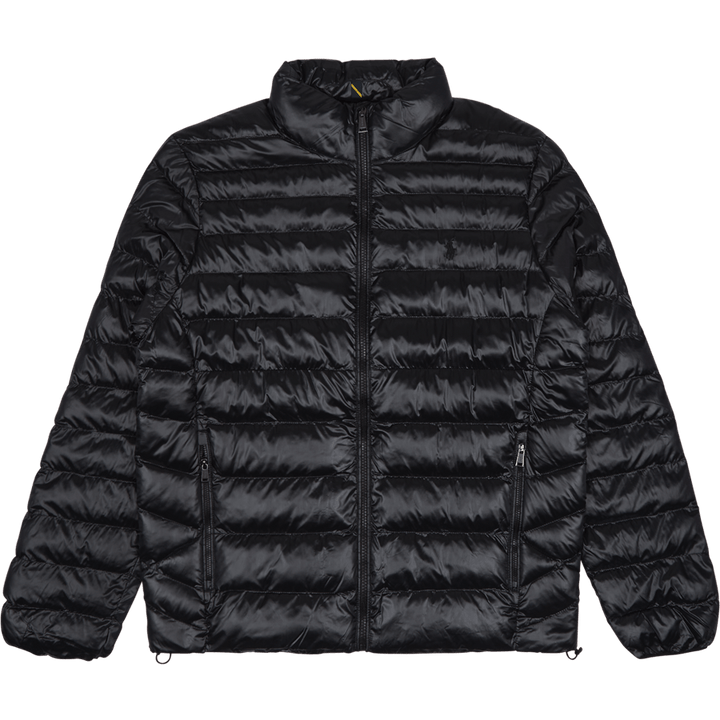 Sbalitelná vodoodpudivá bunda Polo Black Glossy