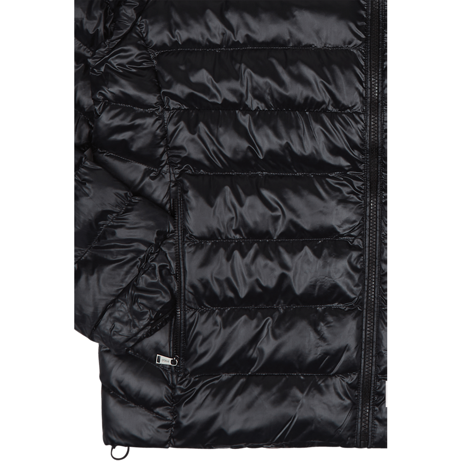 Sbalitelná vodoodpudivá bunda Polo Black Glossy