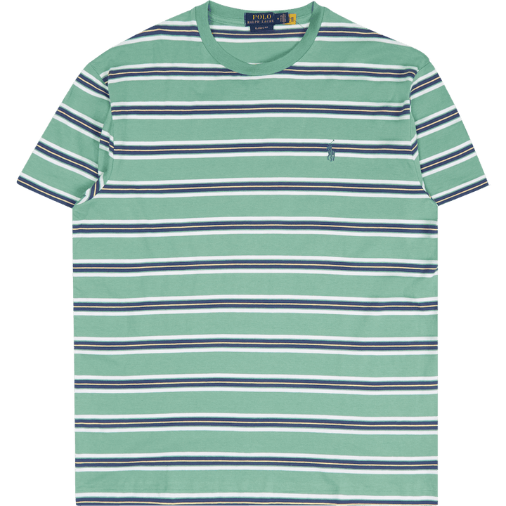 Klassisch geschnittenes gestreiftes Jersey T-Shirt Haven Grün Multi