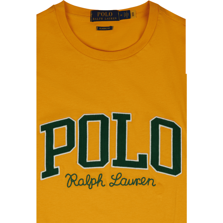 Tričko Classic Fit Logo Jersey Gold Bugle