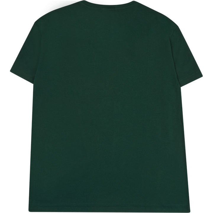 Klassisch geschnittenes Logo Jersey T-Shirt College Grün