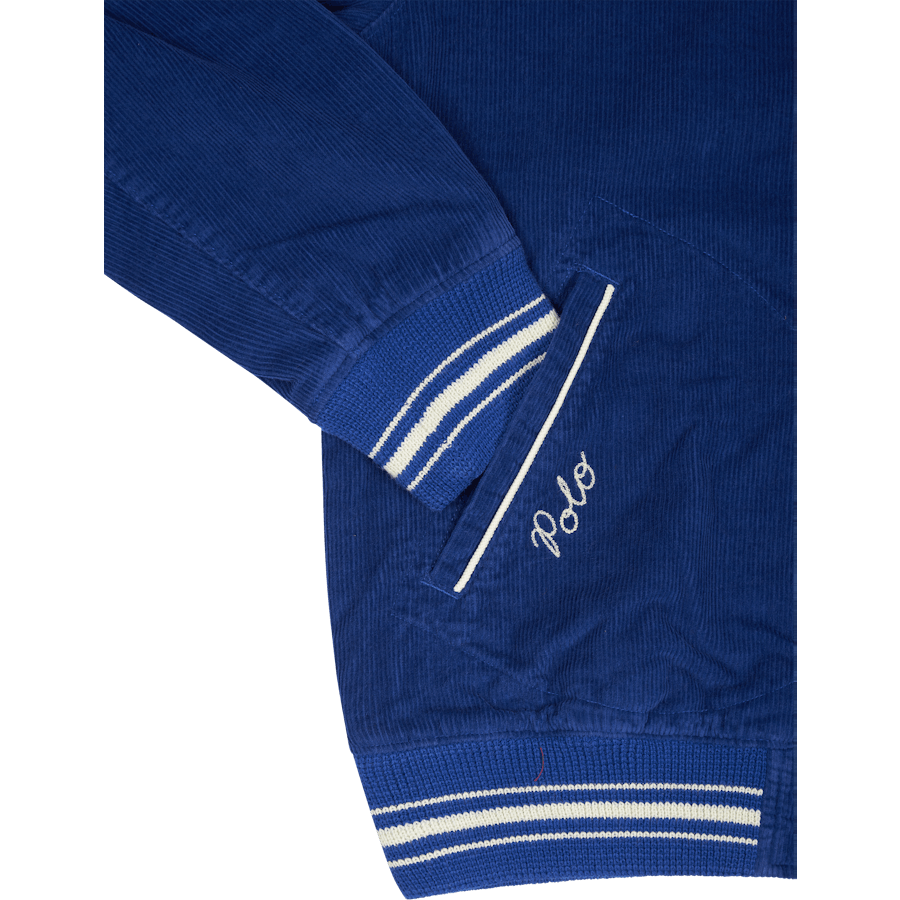 Corduroy Varsity-Inspired Jacket  Heritage Royal