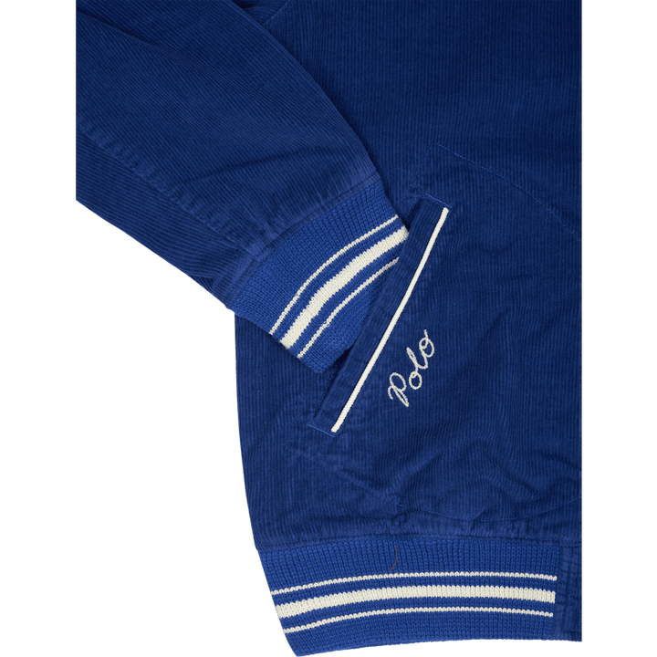 Corduroy Varsity-Inspired Jacket  Heritage Royal