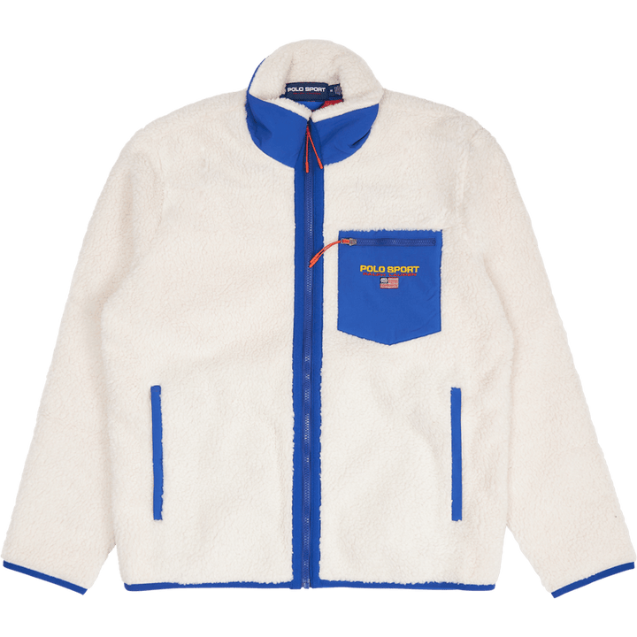 Polo Sport Pile Fleece Sweatshirt Clubhouse Cream/Sapphire Star