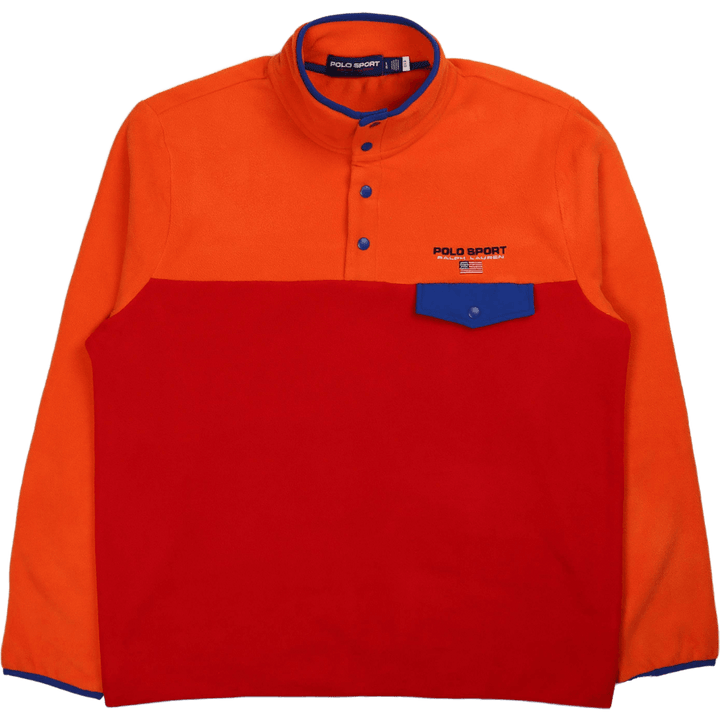 Polo Sport Felpa in pile Coastal Orange Multi