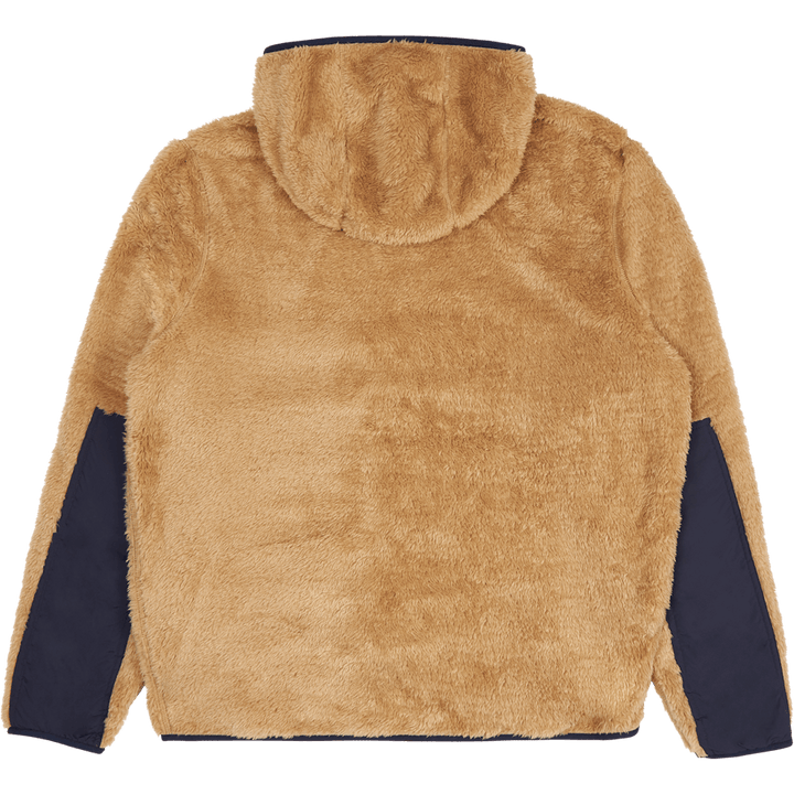 Pile Fleece Full-Zip Hoodie Vintage Khaki/Newport Navy