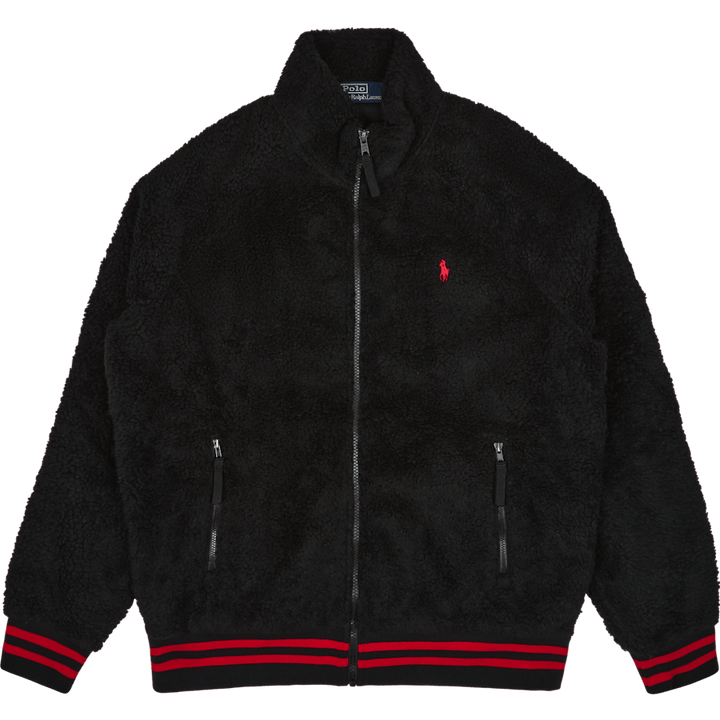 Lsfzjacketm3-long Sleeve-sweat Polo Black