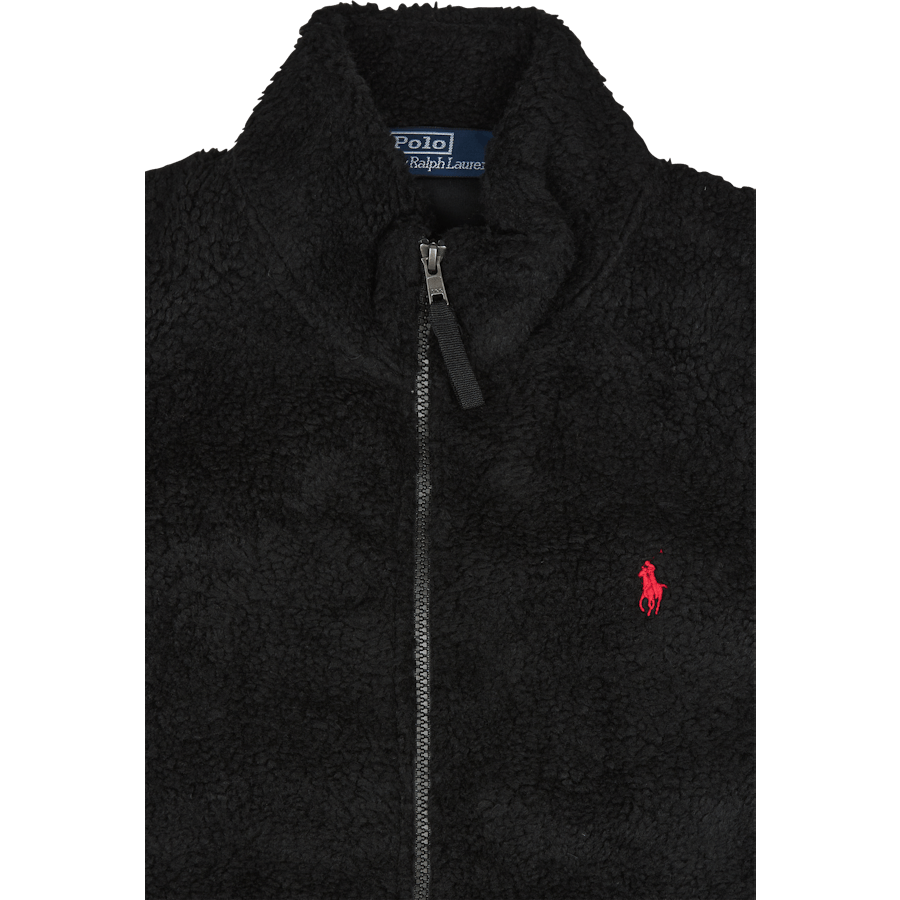 Lsfzjacketm3-long Sleeve-sweat Polo Black