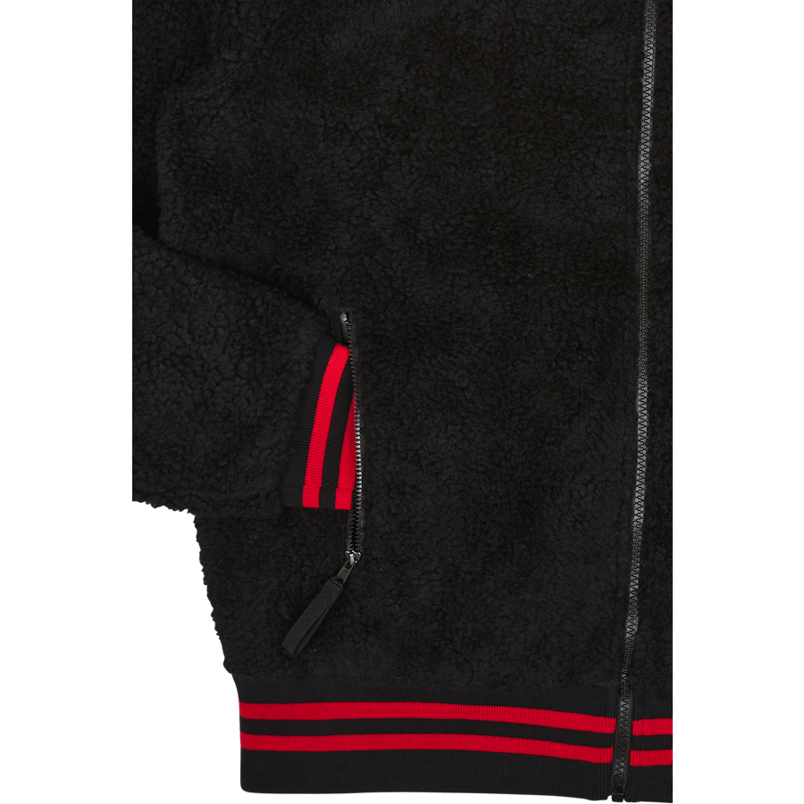 Lsfzjacketm3-long Sleeve-sweat Polo Black
