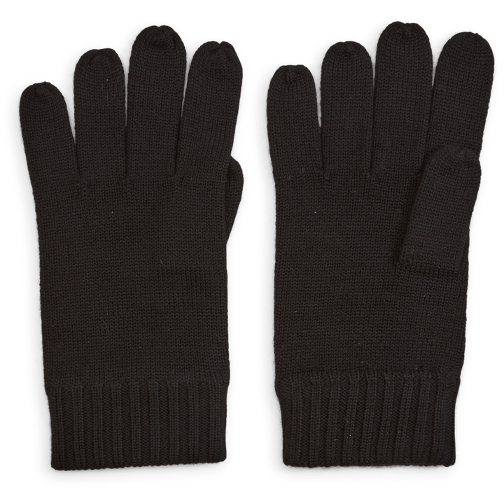 Signature Pony Wool Gloves Polo Black