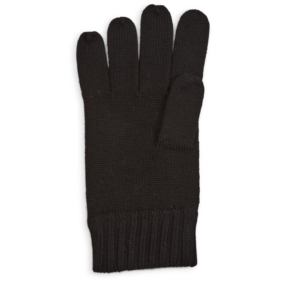 Signature Pony Wool Gloves Polo Black