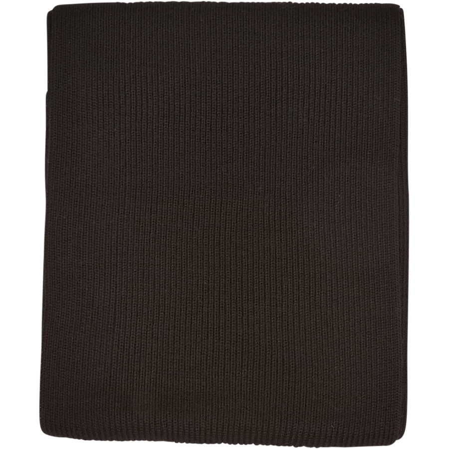 Signature Pony Wool Scarf Polo Black