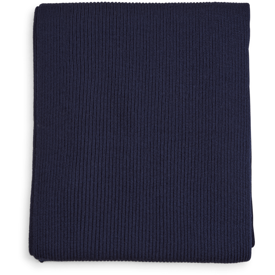 Signature Pony Wool Scarf Hunter Navy