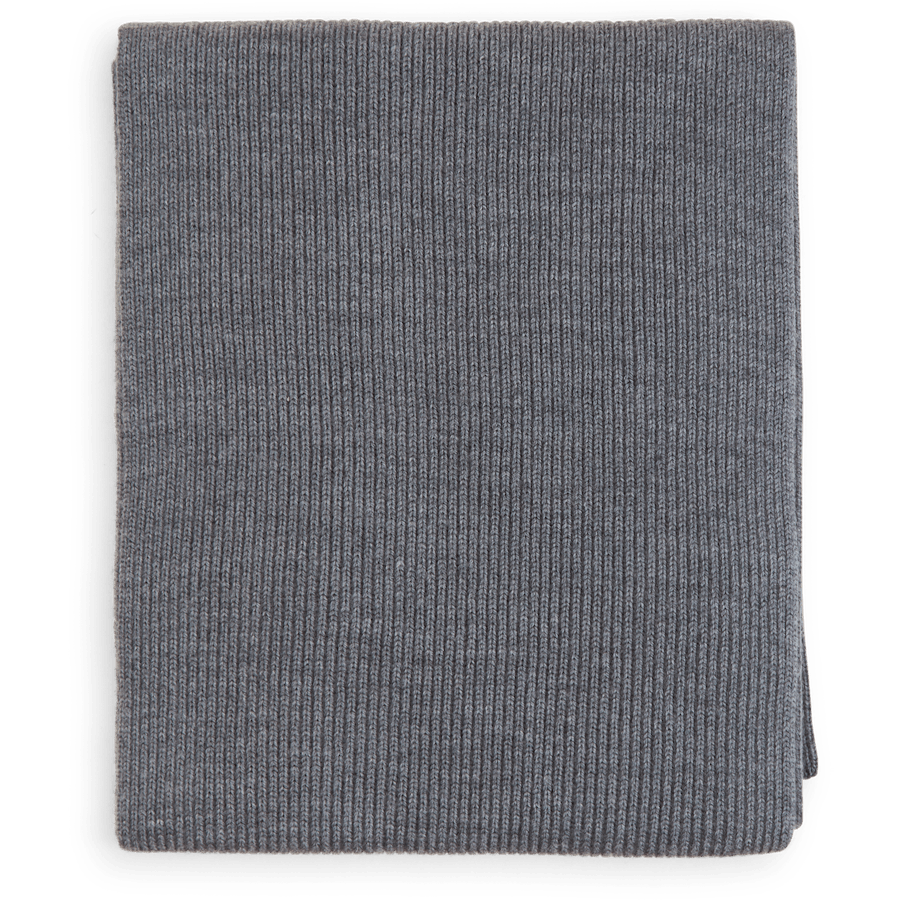 Signature Pony Wool Scarf Fawn Grey Heather