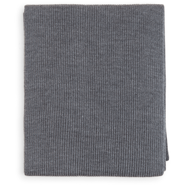 Signature Pony Wool Scarf Fawn Grey Heather