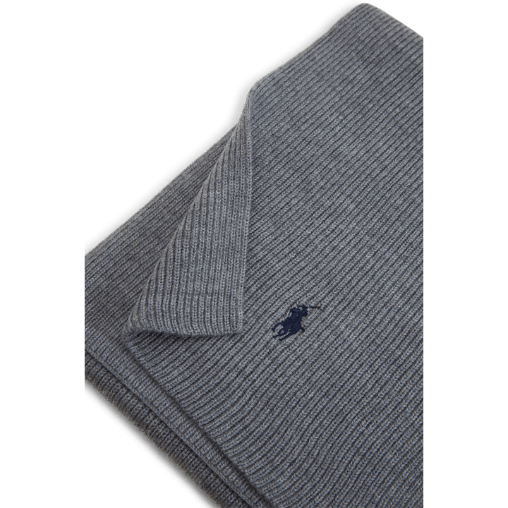 Signature Pony Wool Scarf Fawn Grey Heather