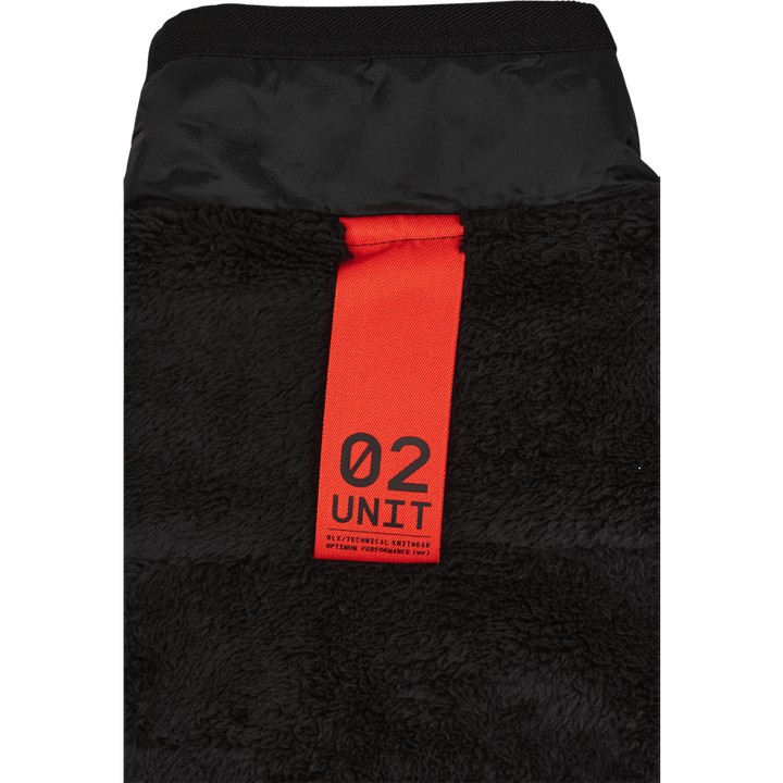 Pile Fleece Jacka Polo Svart