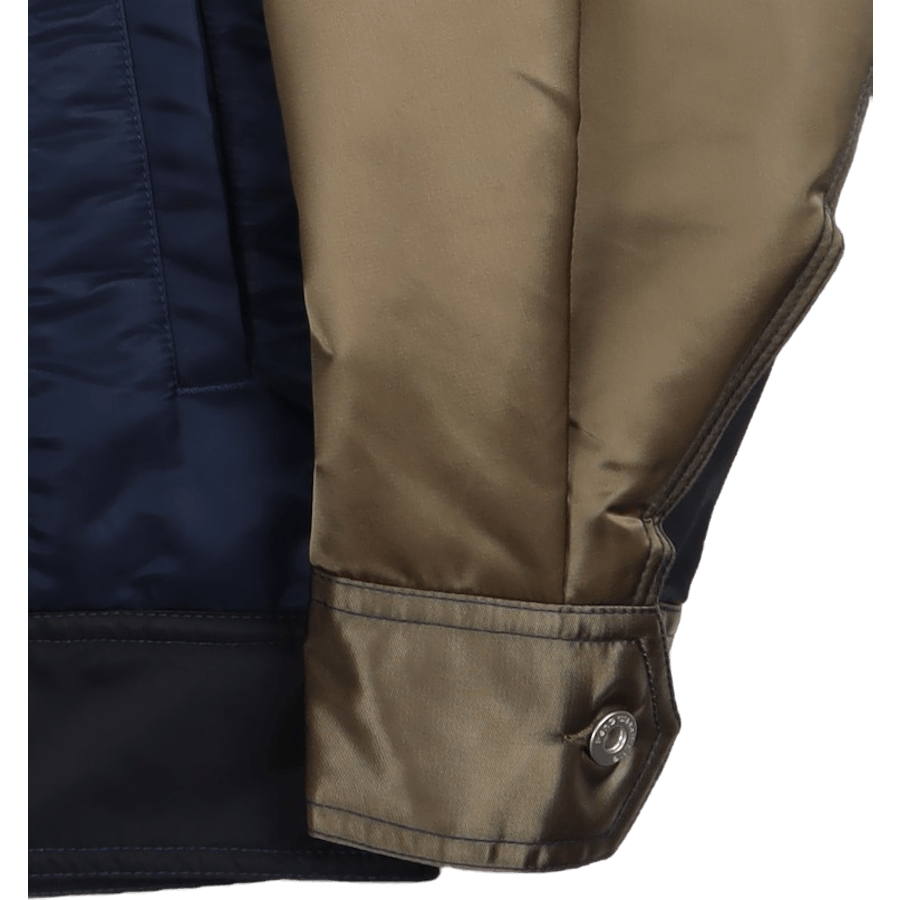 Deconstructed Nylon Panelled J Khaki/schwarz/navy