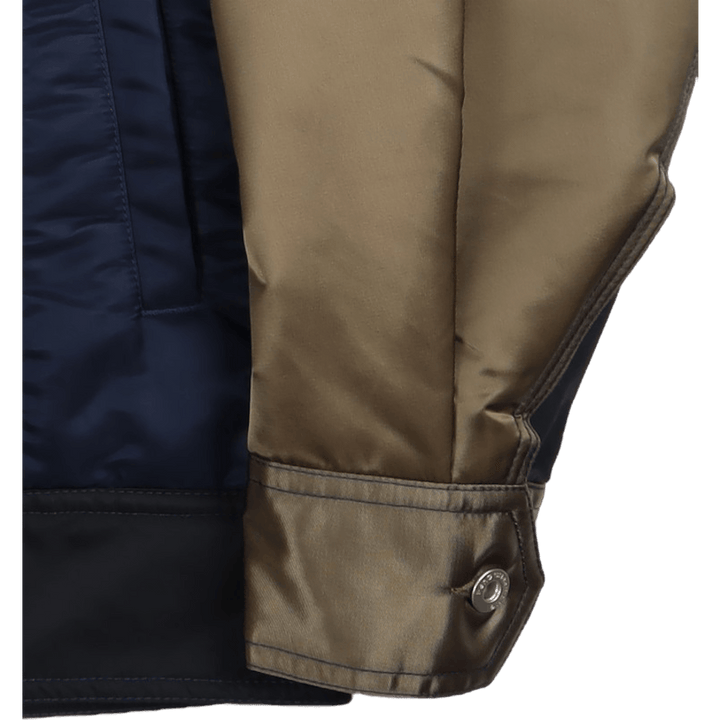 Deconstructed Nylon Panelled J Khaki/schwarz/navy