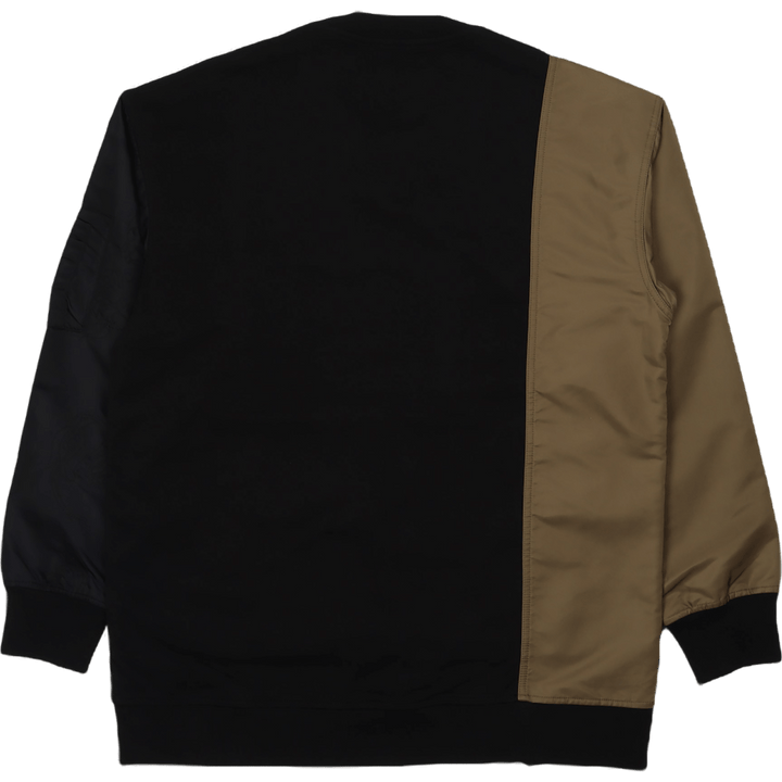 Phoenix Embroidery Sweatshirt Black/kahki