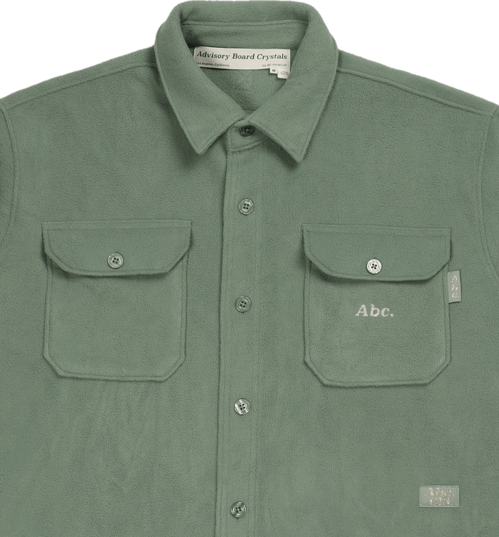 Abc. 123. Chemise polaire vert aventurine