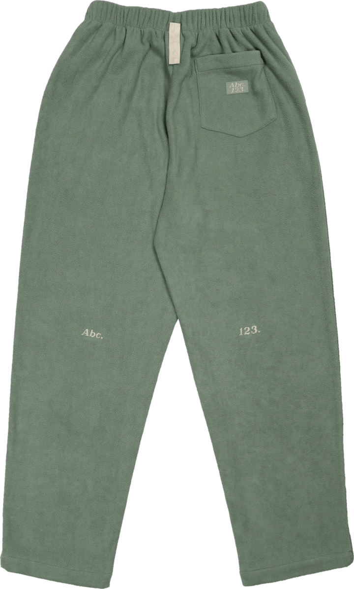 Abc. 123. Polar Fleece Sweatpa Aventurine Green