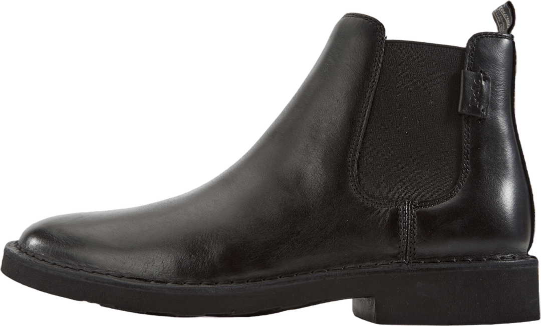 Talan Leather Chelsea Boot Black