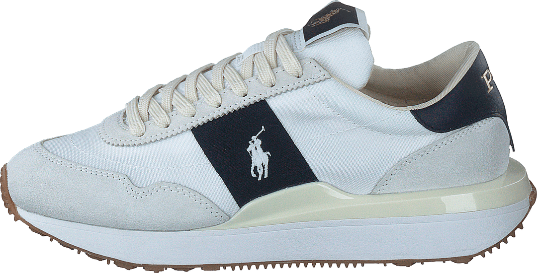 Train 89 Suede & Oxford Sneaker White/Hunter Navy
